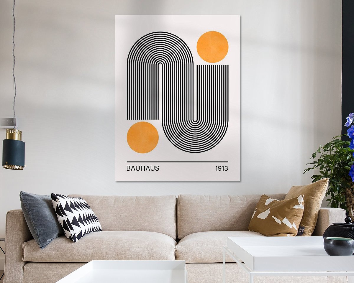 Bauhaus poster 1 by Vitor Costa on canvas, poster, wallpaper and more